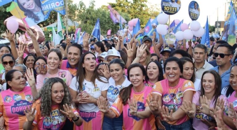 Luana Nunes participa de caminhada e comício históricos das mulheres em Gurupi e destaca legado de serviço à população